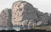 John William Edy Rock near Krageroe Germany oil painting artist